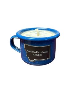 Enamelware Mug Candle by Montana Farmhouse Candles - 4 oz (4 scents)